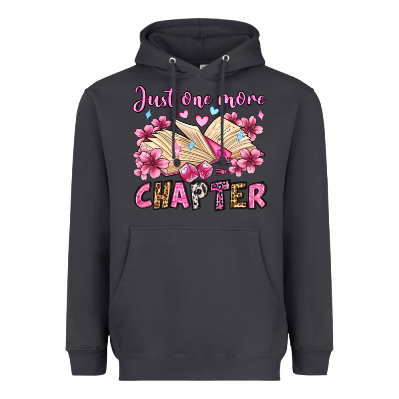 Just One More Chapter Valentine's Day Olivia Heavyweight Hoodie by OliviaCreatesArt | Teevron