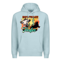 Blue Mist Not today Heifer Premium Hoodie - HowdyJamesFarm