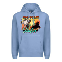 Colony Blue Not today Heifer Premium Hoodie - HowdyJamesFarm