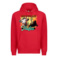 Red Not today Heifer Premium Hoodie - HowdyJamesFarm