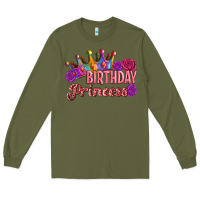 Army Green birthday princess Long Sleeve Tee - Artiststas