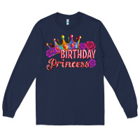 Navy birthday princess Long Sleeve Tee - Artiststas
