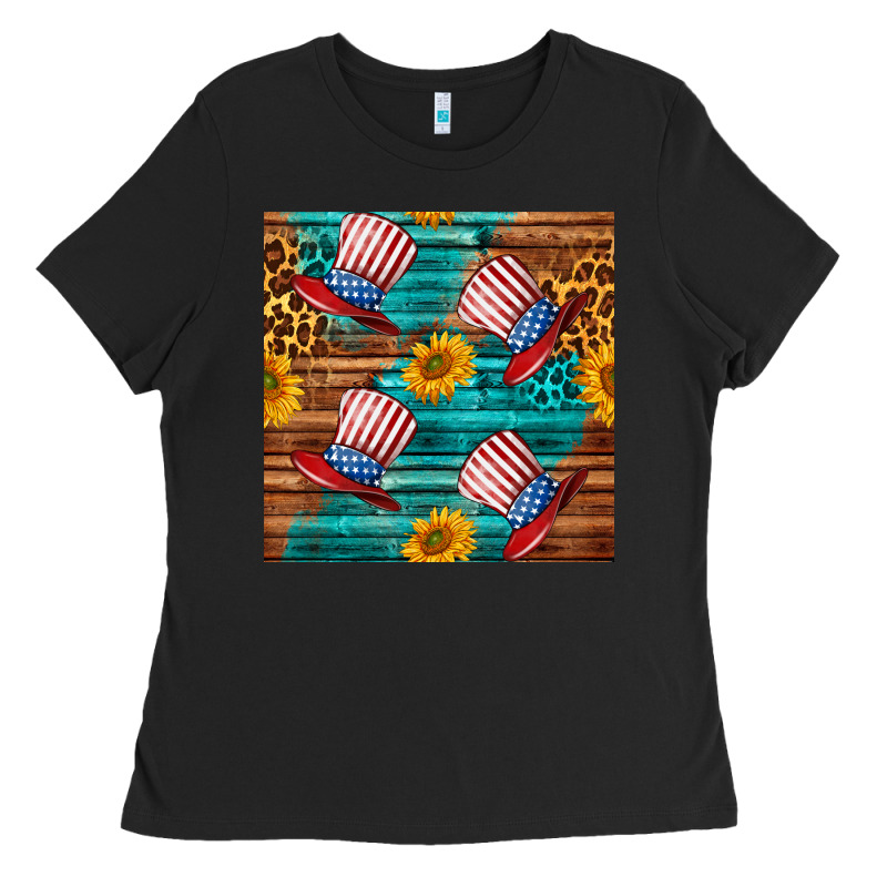 Celebrity Hat With Leopard Ladies Tee by BundleAndBundleShop | Teevron