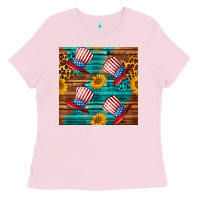 Bubblegum Pink celebrity hat with leopard Ladies Tee - BundleAndBundleShop