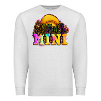 Oatmeal Heather softball mini Premium Sweatshirt - OliviaCreatesArt