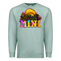 Seafoam softball mini Premium Sweatshirt - OliviaCreatesArt