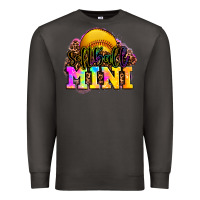 Smoke softball mini Premium Sweatshirt - OliviaCreatesArt