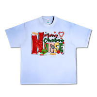 Grape Ice merry christmas nurse Urban Heavy Tee - MaliasSmallBusiness