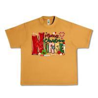 Peanut Butter merry christmas nurse Urban Heavy Tee - MaliasSmallBusiness
