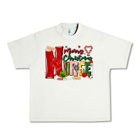 Pistachio merry christmas nurse Urban Heavy Tee - MaliasSmallBusiness
