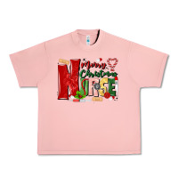 Salmon merry christmas nurse Urban Heavy Tee - MaliasSmallBusiness