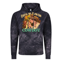 Cloud Black bring me flowers cowboy Vintage Hoodie - NancyCooperArtShop