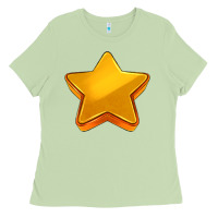 Matcha 3d golden stars Ladies Tee - AdoDesignShop