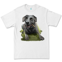 White Texas Blue Lacy Dog Premium Tee - LillyAllenDesigns