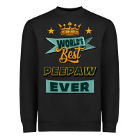 Black world's best peepaw ever Heavyweight Sweatshirt - Jasminsmagicworld