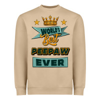 Mushroom world's best peepaw ever Heavyweight Sweatshirt - Jasminsmagicworld