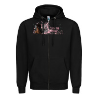 Black i am the storm with girl and butterflies Zipper Hoodie - TumblerDesignByShophia