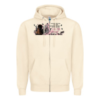 Sandshell i am the storm with girl and butterflies Zipper Hoodie - TumblerDesignByShophia