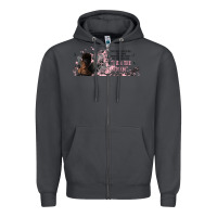 Smoke i am the storm with girl and butterflies Zipper Hoodie - TumblerDesignByShophia
