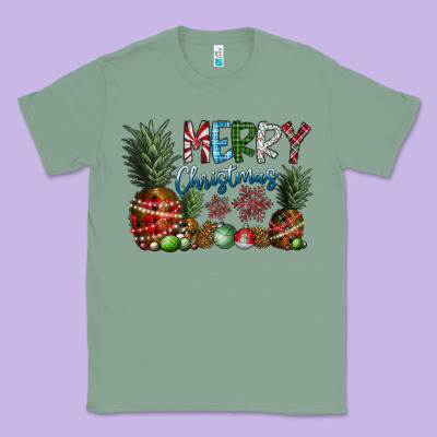Merry Christmas Classic Tee Designed By Cowhidedigitalart