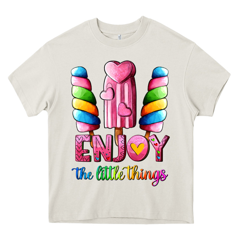 Enjoy The Little Things Heavy Core Tee by AdoDesignShop | Teevron