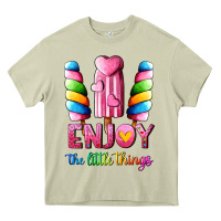 Mossy enjoy the little things Heavy Core Tee - AdoDesignShop