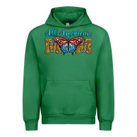 Emerald All American Mom Butterfly Urban Hoodie - LillyAllenDesigns