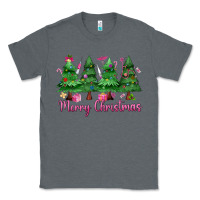 Charcoal Heather Merry Christmas Nurse trees Classic Tee - MaliasSmallBusiness