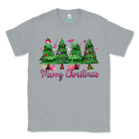 Heather Grey Merry Christmas Nurse trees Classic Tee - MaliasSmallBusiness