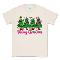 Natural Merry Christmas Nurse trees Classic Tee - MaliasSmallBusiness