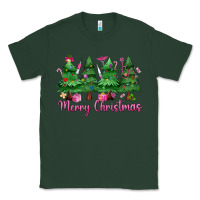 Sports Green Merry Christmas Nurse trees Classic Tee - MaliasSmallBusiness