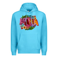Ocean Blue Mama Mother's Day Premium Hoodie - CowGirlArtShop