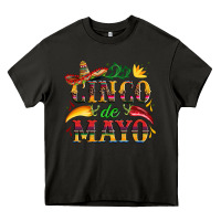 Asphalt cinco de mayo with pepper and sombrero Heavy Core Tee - Artiststas