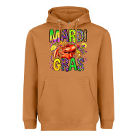 Meerkat mardi gras crawfish olivia Heavyweight Hoodie - OliviaCreatesArt