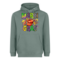 Sage mardi gras crawfish olivia Heavyweight Hoodie - OliviaCreatesArt