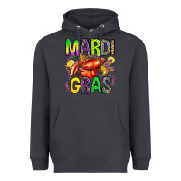 Smoke mardi gras crawfish olivia Heavyweight Hoodie - OliviaCreatesArt