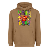 Toasted Coconut mardi gras crawfish olivia Heavyweight Hoodie - OliviaCreatesArt
