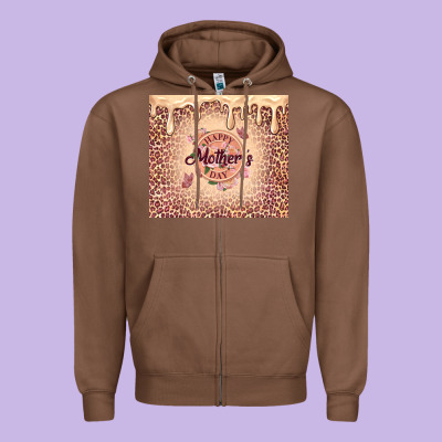 Happy Mother's Day With Roses Zipper Hoodie Designed By Tumblerdesignbyshophia