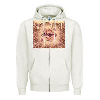 Oatmeal Heather happy mother's day with roses Zipper Hoodie - TumblerDesignByShophia