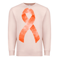 Pale Pink kidney cancer ribbon fa element Premium Sweatshirt - FaDigitalArtStudio