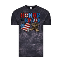 Cloud Black honor the brave Vintage Tee - MaliasSmallBusiness