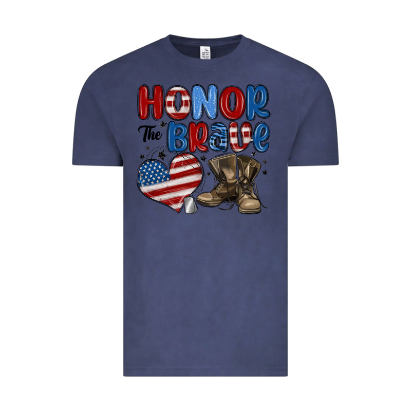 Honor The Brave Vintage Tee by MaliasSmallBusiness | Teevron