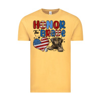 Vintage Mustard honor the brave Vintage Tee - MaliasSmallBusiness