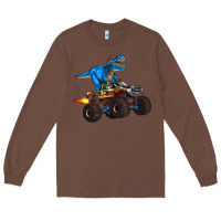 Chestnut monster truck and  t rex dinosaur Long Sleeve Tee - Artiststas
