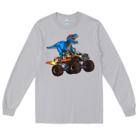 Moon Dust monster truck and  t rex dinosaur Long Sleeve Tee - Artiststas