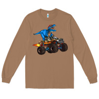 Toasted Coconut monster truck and  t rex dinosaur Long Sleeve Tee - Artiststas