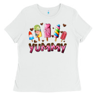 White yummy Ladies Tee - AdoDesignShop