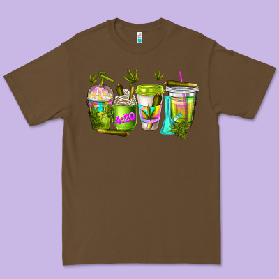 Coffee Cups Premium Tee Designed By Nancycooperartshop