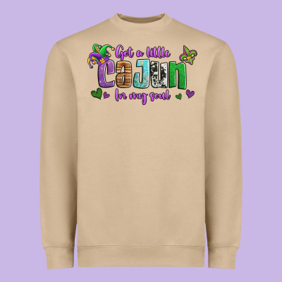 Got A Little Cajun In My Soul Heavyweight Sweatshirt Designed By Jasminsmagicworld