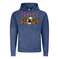 Vintage Denim Bulldog Mom Vintage Hoodie - Jasminsmagicworld